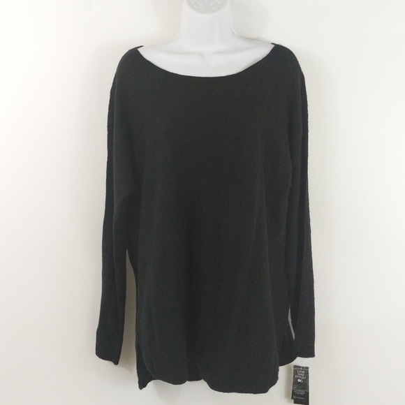 INC Long Sleeve High-low Sweater - Picture 2 of 4